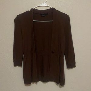 BCBG MAXAZRIA brown cardigan